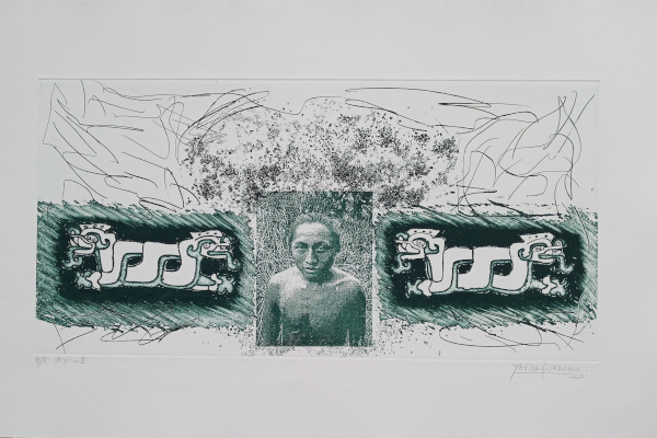 MEXICO III<br>55x90cm<br>fotograbado, aguafuerte y aguatinta